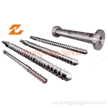 Tornillo y barril para material de HDPE y LDPE